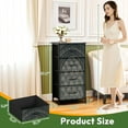 thumbnail image 2 of 4 Drawer Vertical Storage Dresser seamless gothic style with Wood Top Fabric Pull Drawers, 2 of 8
