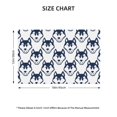 thumbnail image 4 of Placemats Set Of 4 / 6, Classic Cute Cartoon Husky Funny Placemats For Dining Table Indoor/Outdoors Heat Resistant Washable Placemats 18" X 12", 4 of 7