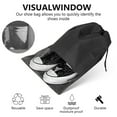 thumbnail image 5 of Tripumer 10 Pcs Travel Shoe Bags Portable Shoe Bags Non-Woven Fabric Travel Shoe Bags with Rope for Men and Women Black, 5 of 6
