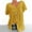 Yellow, variant on Floenr Women's Plus Size Tops,Women Plus Size Short Sleeves V-Neck Print Blouse Pullover Tops Shirt