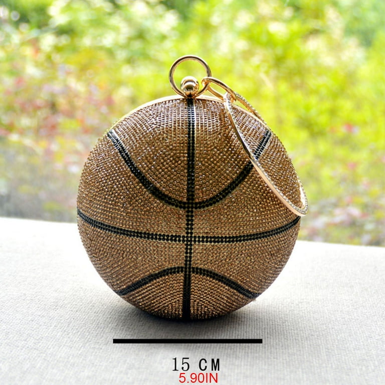 Silver basketball purse hot sale
