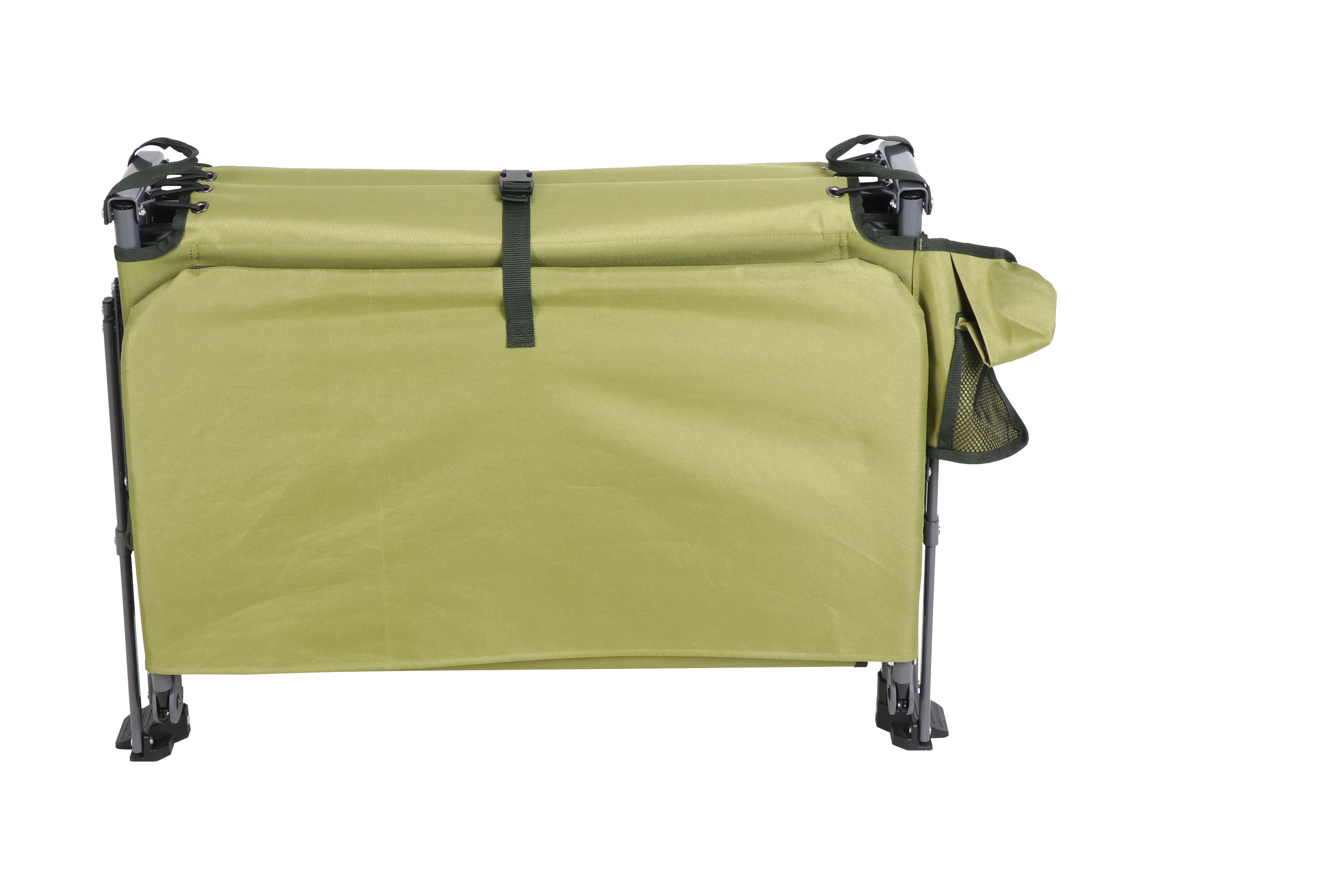 (2 pack) Ozark Trail Adjustable Camping Cot with Quick-Fold Design, Green
