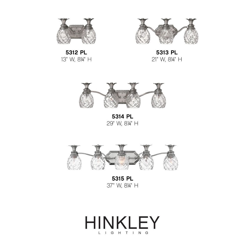 Hinkley Lighting - Plantation - 4 Light Bath Vanity in Traditional and Glam