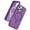 Purple, variant on Allytechgroup Carbon Fiber Case for iPhone 16 Pro, Slim Lightweight Magnetic Back Cover Support Wireless Charging Non-Slip Shockproof Anti-Scratch for iPhone 16 Pro Women Men, Black