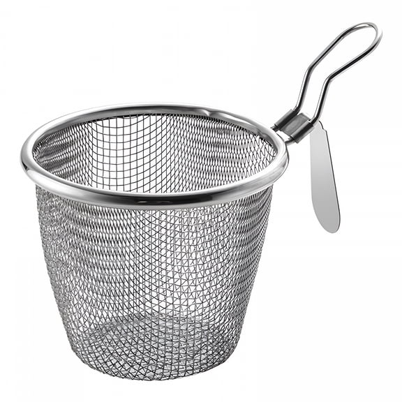 ACDANC Stainless Steel Pasta Strainer Basket for Boiling Food Spaghetti Dumpling Mala Soup Powder
