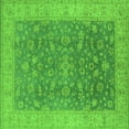 thumbnail image 1 of Ahgly Company Indoor Square Oriental Green Traditional Area Rugs, 5' Square, 1 of 4