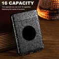 thumbnail image 3 of Retro  Case, Vintage Relief Pattern Metal  Case Box Holder For 16 Capacity 3 Open  Case For Women Men, 3 of 8