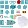 thumbnail image 5 of RECUTMS Blue Explosion Box DIY Photo Album with 6 Faces for Wedding Memory Books, 5 of 7