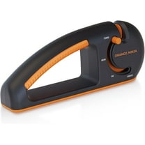 Orange Ninja Knife Sharpener - Adjustable Handheld Manual Kitchen Knife Sharpeners
