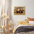 thumbnail image 3 of Farmhouse Wall Art Rustic Cow Wall Decor Canvas Family Country Themed Painting Cow Picture Giclee Matte Prints Home Decor For Bedroom Living Room Bathroom Kitchen 12x16 Inch, 3 of 6
