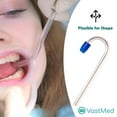 thumbnail image 3 of 2000PCs Dental Grade Clear Saliva Ejectors by VASTMED | Soft Flexible Valve Tips, Disposable Suction Ejectors for Oral Care | Removes Water, Liquid, Debris, Dentist Equipment, 3 of 3