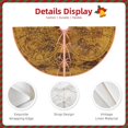 thumbnail image 5 of Balery Vintage Map Printed Christmas Tree Skirt , Merry Christmas Party Christmas Tree Decoration,Adjustable Tree Skirt-48", 5 of 8
