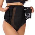 thumbnail image 2 of SWSMCLT Women's High Waist Slimming Panties Thong Shapewear Tummy Control Girdle Corset Waist Trainner Body Shaper Butt Lifter Waist Cincher Black X-Large, 2 of 4