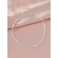 thumbnail image 4 of VOLALO Summer Rope Chain Anklets, Elegant Glitter Zinc Alloy Anklet for Women & s, Jewelry for Beach Party, Daily Clothing Decor, Trendy All-match & Exquisite Jewelry for Birthday Gift, 4 of 5