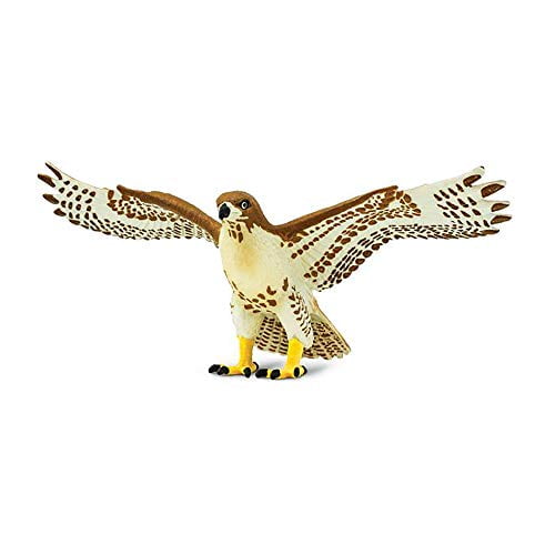 Safari Ltd Red Tailed Hawk Realistic Hand Painted Toy Figurine Model