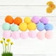 thumbnail image 5 of EeaseMX 36 minipelotas de peluche de gato de colores, divertidas y sonajeros con pompón para mascotas (colores aleatorios), 5 of 7