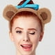 thumbnail image 4 of 4 diademas con orejas de oso para mujer, diadema esponjosa para fiesta, cosplay, 4 of 8