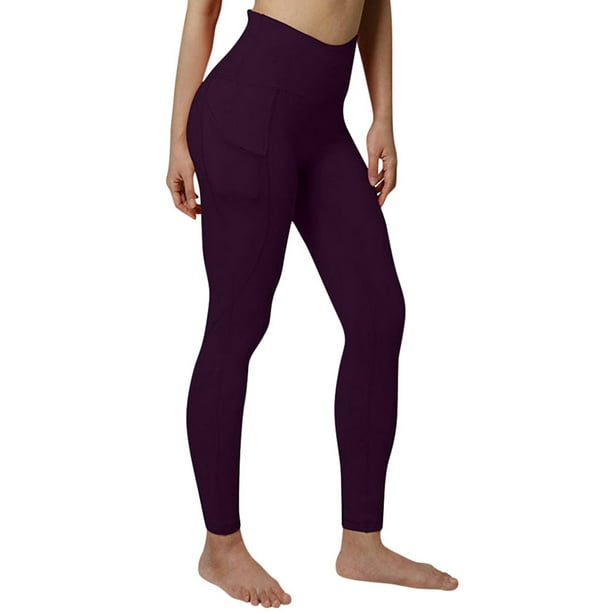 AMaVo - Womens Jogger Pants with Pockets High Waist Yoga Capri Pants Running Workout Loungewear