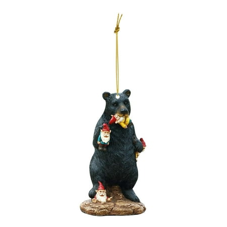 

WOCLEILIY Animal Eat Gnome Pendant Cat Dinosaur Black Bear Double Sided Acrylic Pendant Gift Hangs