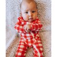 thumbnail image 3 of Douhoow Infant Christmas Jumpsuit Unisex Baby Long Sleeve Zipper Ribbed Romper, 3 of 10