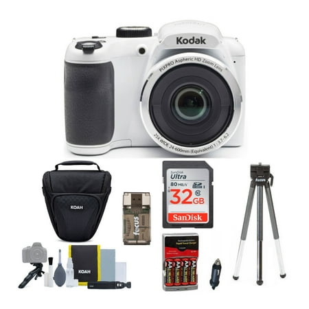 UPC: 0657379099625 | KODAK PIXPRO AZ252 Astro Zoom Digital Camera (White) Bundle