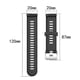 thumbnail image 2 of Correa de reloj para Garmin Forerunner 245 645 55 3 HR Vivoactive Venu Soft Band Sandía roja, 2 of 2