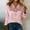Pink, variant on Endives Womens Satin Blouses Button Down Shirts Long Sleeve Shirt Lapel Collar Shirt Womens Tops Pink