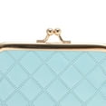 thumbnail image 5 of Unique Bargains 1 Pc Coin Purse Wallet Argyle Texture Clip Buckle Coin Purse Pouch Blue, 5 of 5