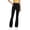 Black, variant on Lutiedan Flare Leggings for Women Soft High Waisted Yoga Bootcut Leggings Casual Stretch Athletic Gym Bell Bottom S-3XL