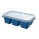 thumbnail image 1 of Moldes de silicona para congelar alimentos ZJDOAK - Bandeja de silicona con tapa - Bandeja grande para cubitos de hielo, recipiente de silicona para congelar, para congelar y almacenar sopa, salsa,, 1 of 6
