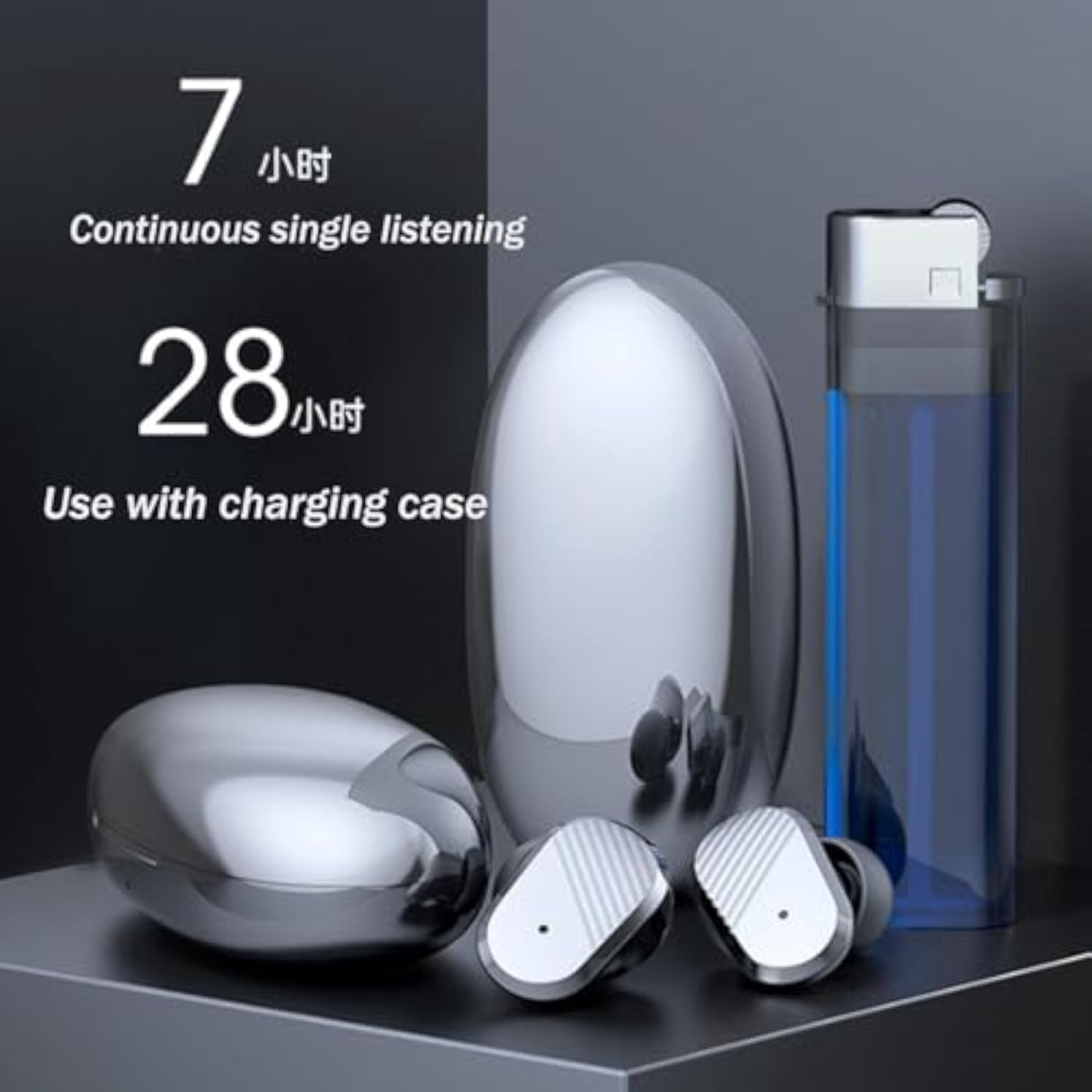 Echolabs Ear Buds 2025 New Edition, Echolabs Audio Earbuds Wireless Bluetooth, Echolabs Earbuds 2025, Noise Cancelling with LED Display for Sports Workout (2PCS)