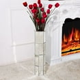 thumbnail image 5 of SHYFOY Silver Mirrored 28" Tall Cylinder Floor Vase, 5 of 13