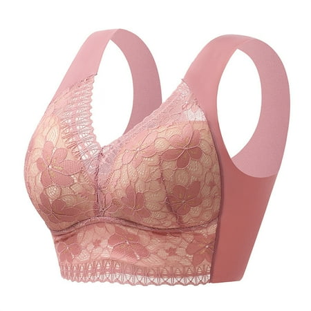 Ploknplq Bras for Women No Underwire brasieres Para Mujer bra Tank Tops for Women sports Bra Tank Top fashion Cup Bra Summer Up Wireless Bra Bras for No Underwire bras for Women Pink 2xl Red S