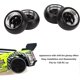 thumbnail image 3 of 26-27 RC Drift Tire, for 128 Remote Control Car, Hard Plastic Tyres, Aluminum Alloy Wheel Rims, 5 Pointed, 3 of 5