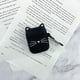 thumbnail image 2 of Linda funda para Airpods, funda para Airpods 2, divertidos animales de dibujos animados en 3D, bigote negro, gato, gatito, protección completa, a prueba de golpes, funda de silicona suave con llavero para Airpods 1 y 2 BANYUO Electrónica, 2 of 4