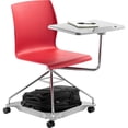 thumbnail image 3 of NPS Go Series 34" Ergonomically Designed Modern Plastic Chair in Red, 3 of 5