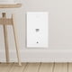 thumbnail image 2 of Panel de placa de pared blanco CAT6 de 1 puerto con módulo para edificio de oficinas de decoración del hogar del hotel, 2 of 5