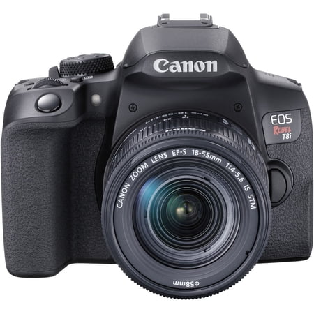 Canon EOS Rebel T8i EF-S 18-55mm is STM Lens Kit, Black