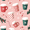 Pink Floral Wave, variant on Yayeee Kids Hooded Towels Toddler Soft Absorbent Beach Bathing Wrap 50" x 23.5", White Christmas Cups
