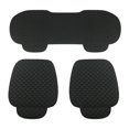 thumbnail image 4 of Cojines protectores universales para silla de coche Sharpla Fundas de asiento de lino transpirables Negro, 4 of 8