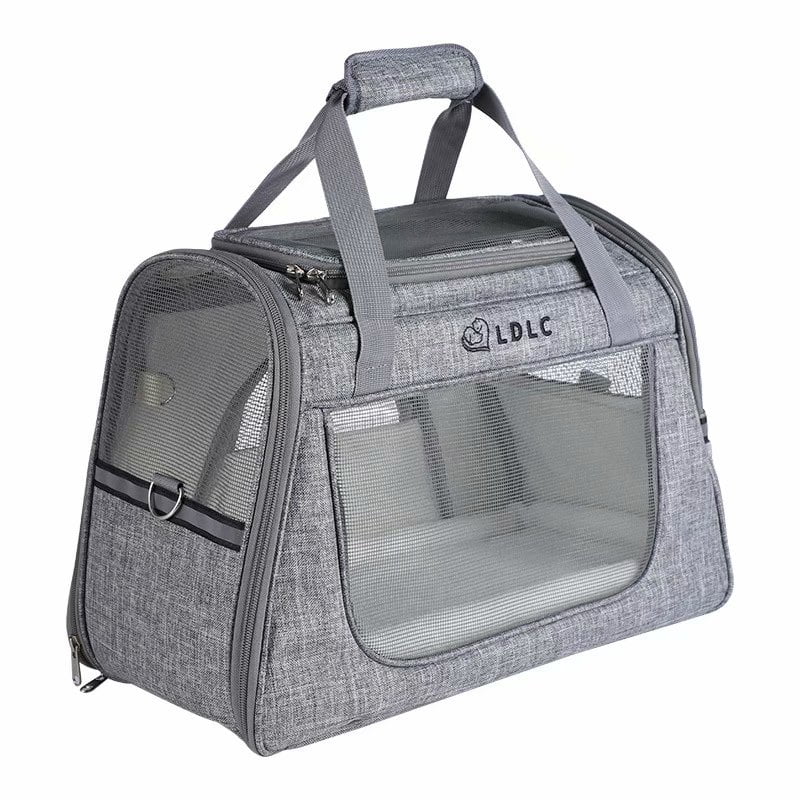 Pet Bag Large Clear Mesh Side Window Travel One Shoulder Portable Pet
