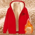 thumbnail image 5 of WILLBEST Sudadera de Mujer de Invierno Informal con Cremallera y Capucha Estampada Sudadera Suave y Cálida para Deportes Al Aire Libre Y XXX-Grande, 5 of 5