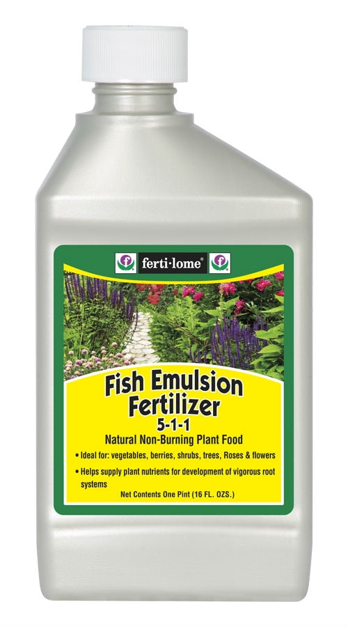 FertiLome 10611 Fish Emulsion Liquid Plant Food, 16 Oz