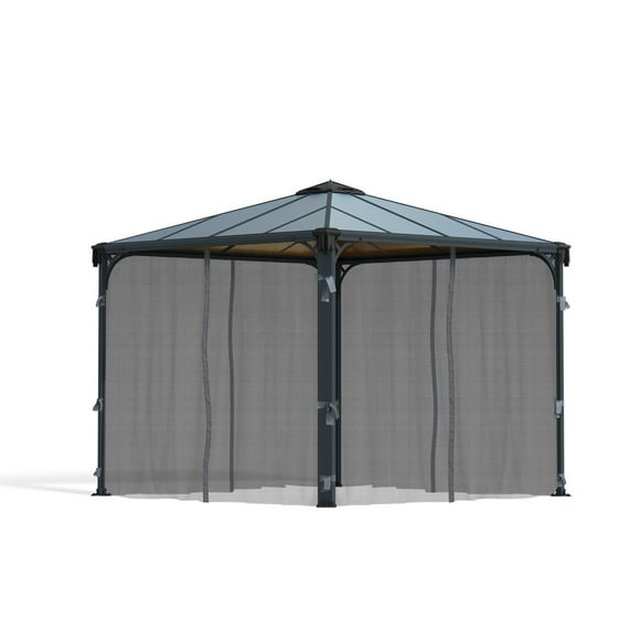 Ensemble de filets pour tonnelles de jardin 10x10, 10x12, 12x12 Canopia by Palram