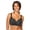 Black Xoxo Print, variant on Women's Plus Size Stay-Cool Wireless  T-Shirt Bra