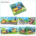 thumbnail image 5 of Toddler Baby Early Guidance Book Bath Toy EVA Bathing Book Toy Cooling Book SquareBB Called Ocean Animal Number Farm Traffic Sports Baby Bathing Book EVA Non-slip Bathing Book Water Baby Playing Wate, 5 of 5