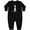 AB-Black, variant on Inktastic Curious Greyhound Baby Fleece Romper