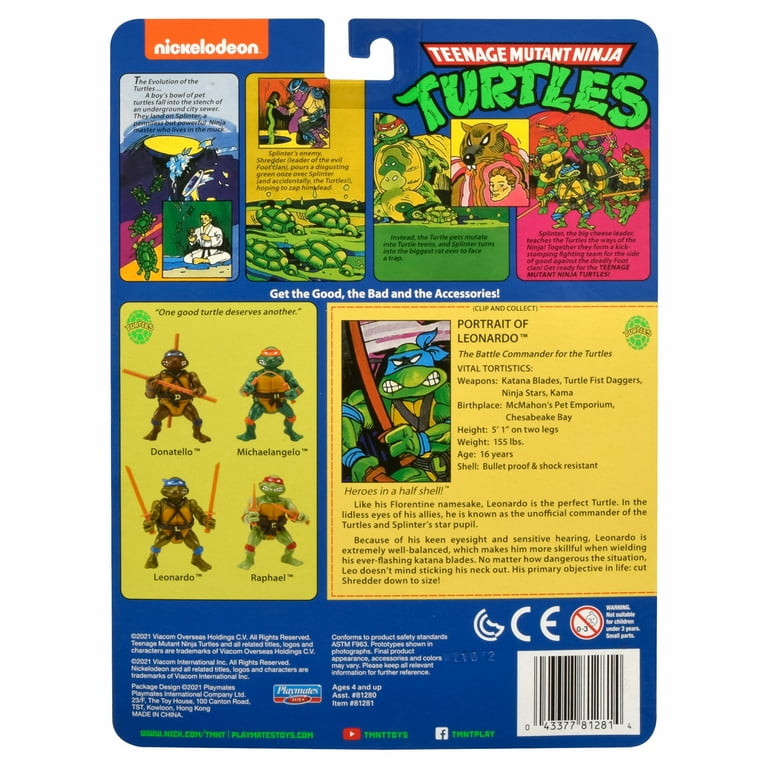 Teenage Mutant Ninja Turtles Classic Basic Leonardo Action Figure