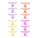 thumbnail image 2 of Pinza Para El Cabello De Mariposa, 12 Pinzas Para El Pelo Coloridos. Herramienta De Peluquería Con Abrazaderas De Garra De Sección De Cabello Colorida Sujetar El, 2 of 7