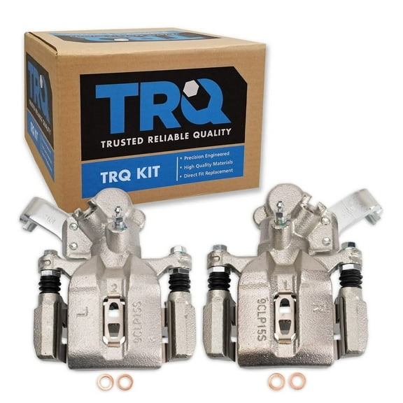 TRQ Rear Brake Caliper Set Compatible with 2007-2013 Suzuki SX4